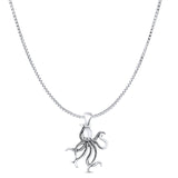  Octopus Charm Pendant Necklace