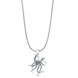  Octopus Charm Pendant Necklace