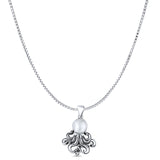  Octopus Charm Pendant Necklace