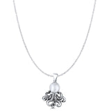  Octopus Charm Pendant Necklace