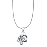  Octopus Charm Pendant Necklace