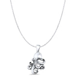  Octopus Charm Pendant Necklace
