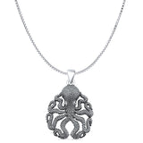  Octopus Charm Pendant Necklace