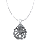  Octopus Charm Pendant Necklace