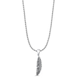  Feather Charm Pendant Necklace