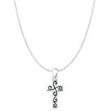  Cross Charm Pendant Necklace