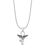  Eye of Horus, Wings & Ankh Pendant Necklace