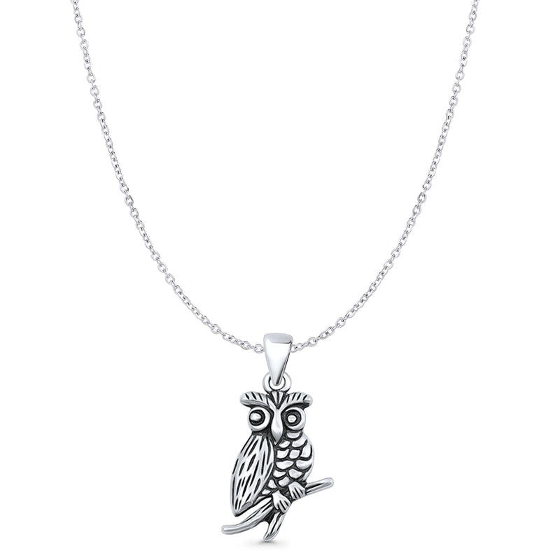  Owl Pendant Necklace