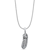  Feather & Bird Pendant Necklace