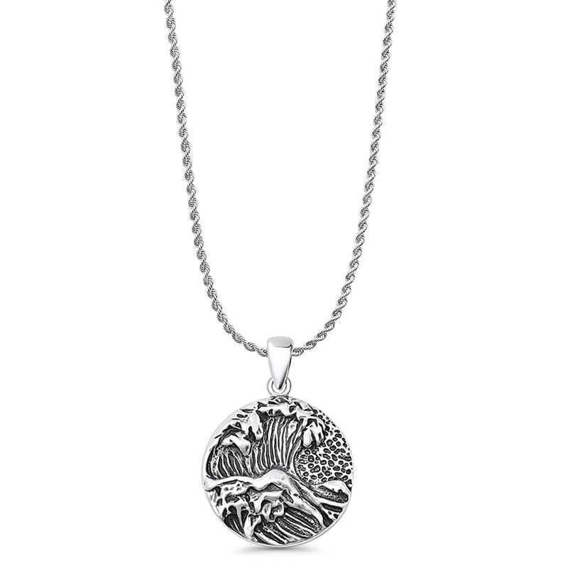  Ocean Waves Pendant Necklace