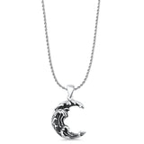  Moon Waves Pendant Necklace