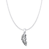  Feather Pendant Necklace