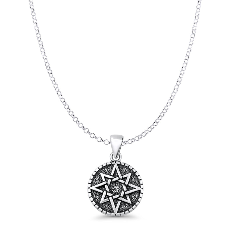  Pentagram Pendant Necklace