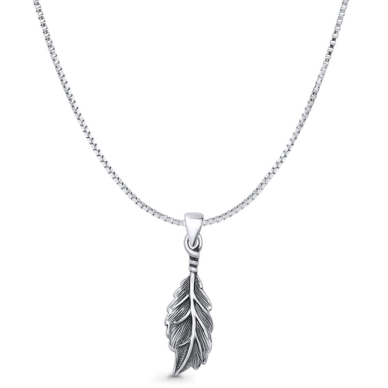 Leaf Pendant Necklace