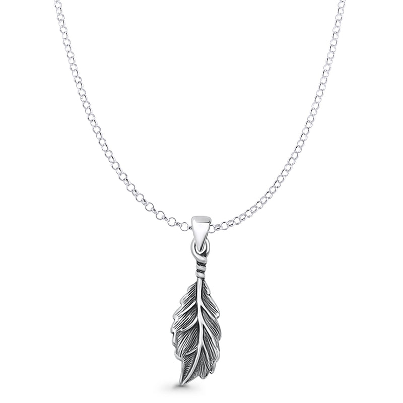  Leaf Pendant Necklace