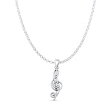  Musical Note Pendant Necklace