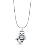 Scorpion Charm Pendant Necklace