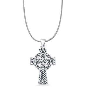 Celtic Cross Pendant Necklace