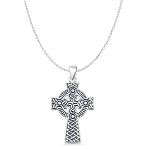 Celtic Cross Pendant Necklace