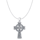 Celtic Cross Pendant Necklace