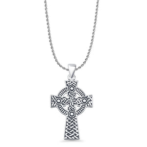 Celtic Cross Pendant Necklace