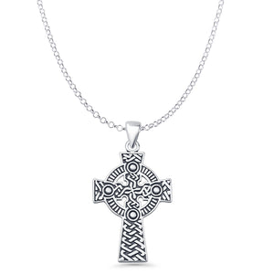 Celtic Cross Pendant Necklace