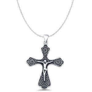 Crucifix Cross Pendant Necklace