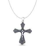 Crucifix Cross Pendant Necklace