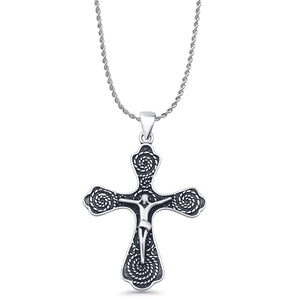 Crucifix Cross Pendant Necklace