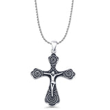 Crucifix Cross Pendant Necklace