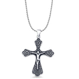 Crucifix Cross Pendant Necklace