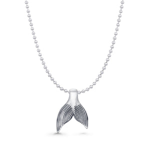 Whale Tail Pendant Necklace