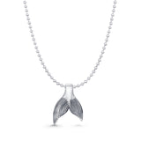 Whale Tail Pendant Necklace