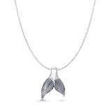 Whale Tail Pendant Necklace