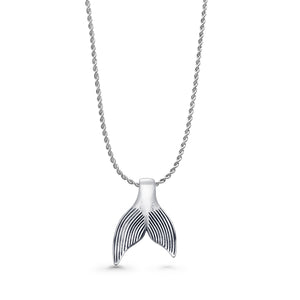 Whale Tail Pendant Necklace