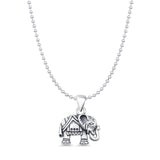 Elephant Charm Pendant Necklace