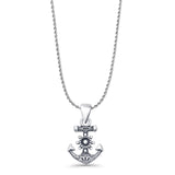 Anchor & Helm Pendant Necklace