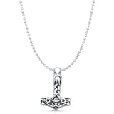 Celtic Hammer Pendant Necklace