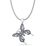 Butterfly Pendant Necklace