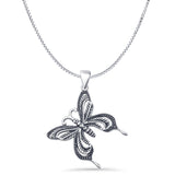 Butterfly Pendant Necklace