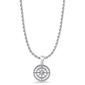 Compass Pendant Necklace