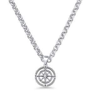 Compass Pendant Necklace