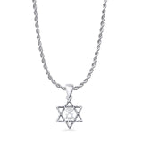 Star Of David Pendant Necklace