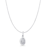 Virgin Mary Pendant Necklace