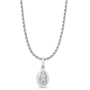 Virgin Mary Pendant Necklace