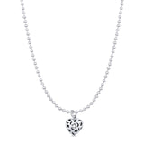 Heart Moon Star Pendant Necklace