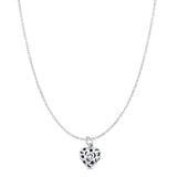 Heart Moon Star Pendant Necklace
