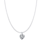 Heart Moon Star Pendant Necklace