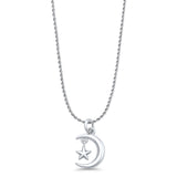 Moon Star Pendant Necklace