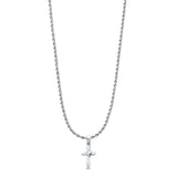 Dove Cross Pendant Necklace